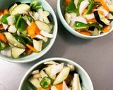 全てレンジ油揚げ入りざる麺の具作り方12写真