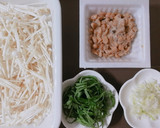 納豆とエノキと大葉のかき揚げ作り方1写真
