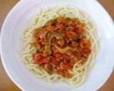 ヘルシー!ゴーヤのミートソーススパ!作り方10写真