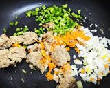 残り物で作る☆カラフルリゾット作り方3写真