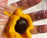 介護食♡二色あんの茶巾♡一般食でも美味♡作り方2写真