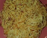 牛肉と玉ねぎとじゃがいもの焼きそば作り方4写真