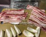 玉ねぎ豚肉巻き作り方1写真
