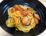 レトルトソースで簡単！トマトパスタ作り方8写真