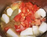 かぶと牛肉のトマトスープ♪レシピ本掲載作り方3写真
