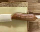 糖質オフ⭐️揚げないチーズハットグ作り方4写真