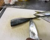アジの3枚おろしでお刺身とお味噌汁の2品作り方4写真