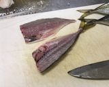 アジの3枚おろしでお刺身とお味噌汁の2品作り方5写真