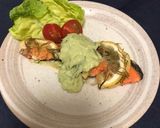アボカドディルソース塩鮭サラダ作り方11写真