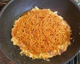 チキンラーメンでチーズ入りモダン焼作り方5写真