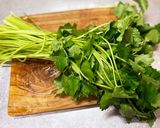 簡単小鉢　三つ葉の胡麻和え作り方1写真