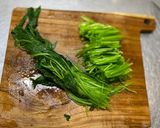 簡単小鉢　三つ葉の胡麻和え作り方3写真