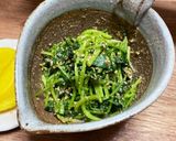 簡単小鉢　三つ葉の胡麻和え作り方5写真