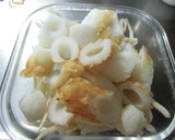 電子レンジで竹輪ともやしの卵とじ作り方3写真