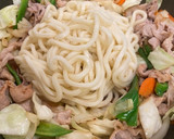 簡単！めんつゆを使った焼きうどん！作り方9写真