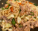 簡単！めんつゆを使った焼きうどん！作り方10写真