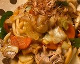 簡単！めんつゆを使った焼きうどん！作り方12写真