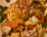 簡単！めんつゆを使った焼きうどん！作り方12写真