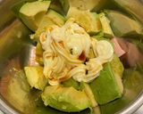 アボカドとハムの醤油マヨチーズ焼き*+作り方4写真