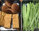 旬のなた豆と厚揚げの煮物に生椎茸を加えて作り方1写真