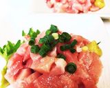 マグロ 身あらから トロ作り方2写真