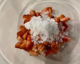 簡単 いちごのしっとりケーキ作り方1写真