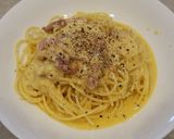 超簡単！生クリームを使わないカルボナーラ作り方12写真