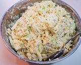 変わりご飯✨ハンバーガー風お好み焼き作り方5写真