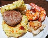 変わりご飯✨ハンバーガー風お好み焼き作り方10写真