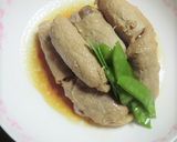 生姜焼きにする豚肉で，やわらかゴボウ巻き作り方5写真
