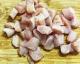 だし香る鶏胸肉の親子丼とワカメスープ作り方1写真