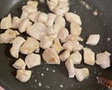 だし香る鶏胸肉の親子丼とワカメスープ作り方3写真