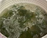 だし香る鶏胸肉の親子丼とワカメスープ作り方5写真