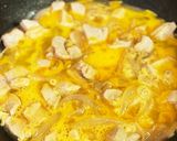 だし香る鶏胸肉の親子丼とワカメスープ作り方7写真