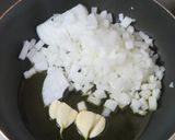 茄子とポーチドエッグのトマトソースパスタ作り方3写真