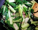 挽き肉と小松菜の簡単焼きそば作り方5写真