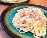 ホワイトソースで☆ベーコンカルボナーラ作り方9写真