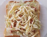 野菜もとれるツナキャベツ&チーズトースト作り方3写真