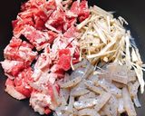 ごちそう！具沢山❤牛ごぼう炊き込みご飯作り方3写真
