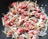ごちそう！具沢山❤牛ごぼう炊き込みご飯作り方4写真