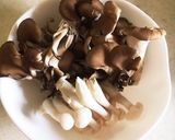 時短:きのことベーコンの彩りパスタ作り方4写真