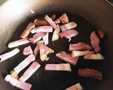 時短:きのことベーコンの彩りパスタ作り方6写真