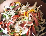 時短:きのことベーコンの彩りパスタ作り方8写真