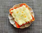 我が家の朝食♪ちくわピザトースト作り方4写真