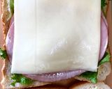ハムとチーズのカレーマヨ味サンドイッチ作り方4写真