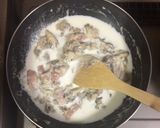 超簡単☆舞茸ベーコンきのこクリーム丼♫作り方7写真