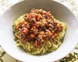 夏野菜たっぷりの絶品ピリ辛ジャージャー麺作り方8写真