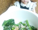 リカちゃん♡甘塩っぱい？ほうれん草和え作り方5写真