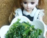 リカちゃん♡甘塩っぱい？ほうれん草和え作り方8写真