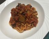 ナスとベーコンのトマトパスタ作り方17写真